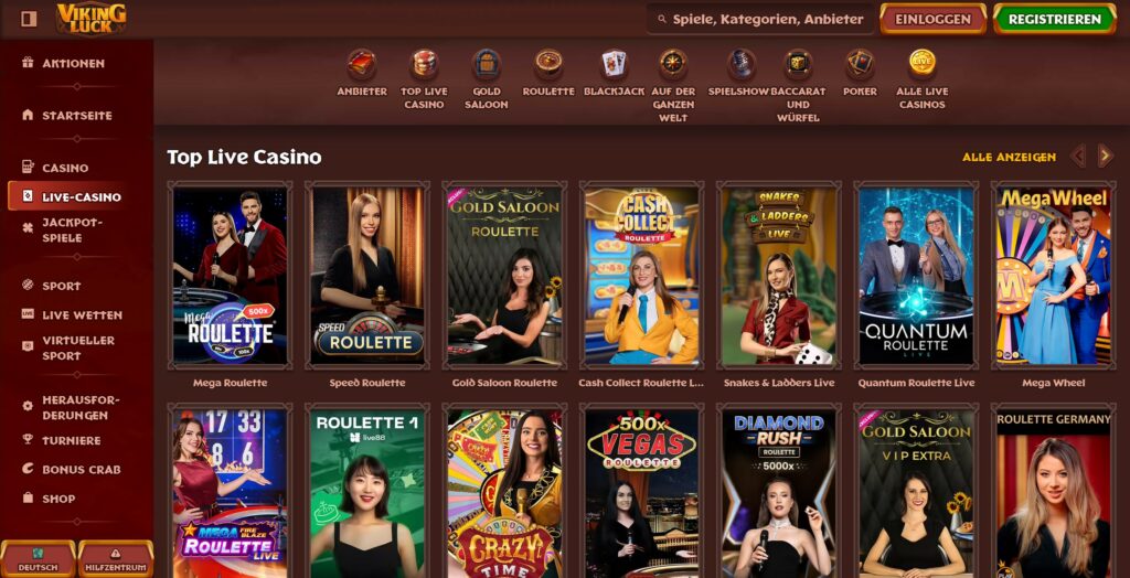 VikingLuck Live Casino